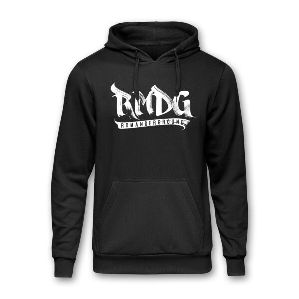 ROMANDERGROUND - BLACK HOODIE LOGO